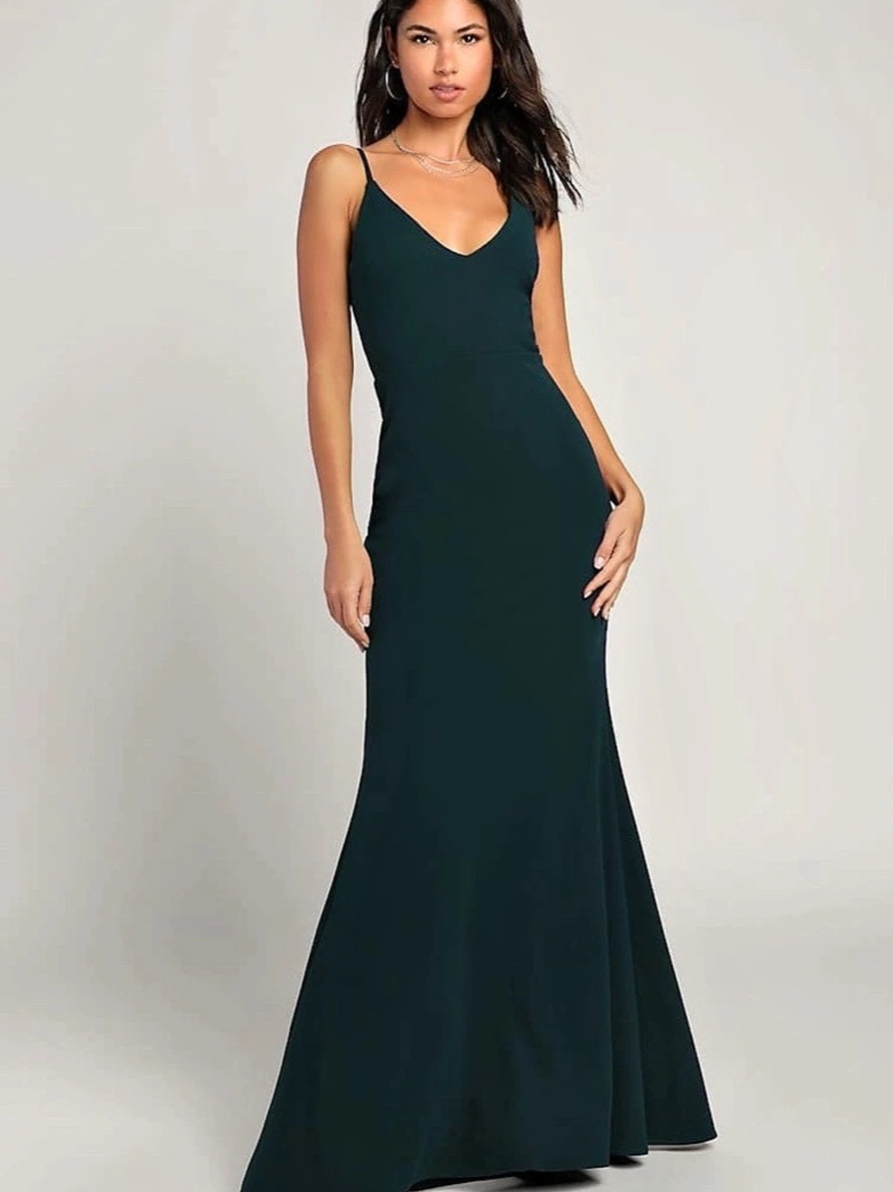 Lulus Forest Green Maxi Dress